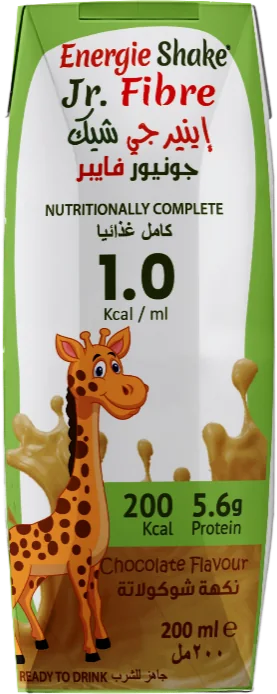 إنرجي شيك جونيور 1.0 بالألياف شوكولاتة
