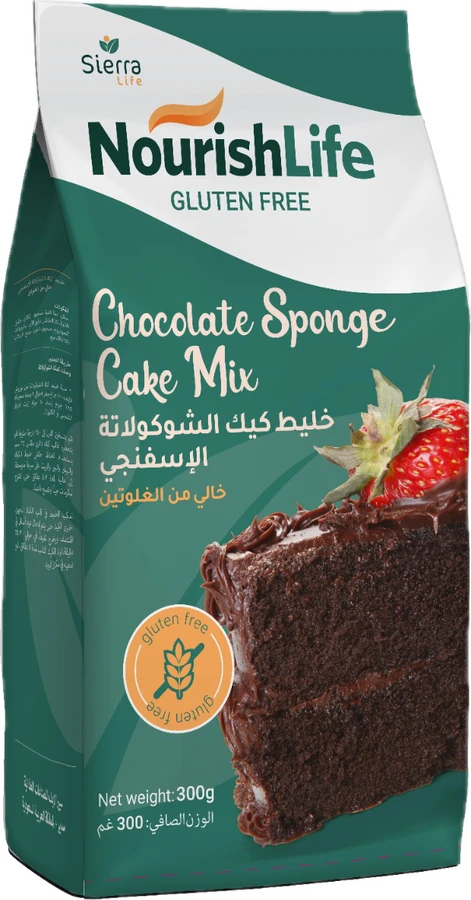 خليط الكيك الإسفنجي بالشوكولاتة بدون غلوتين