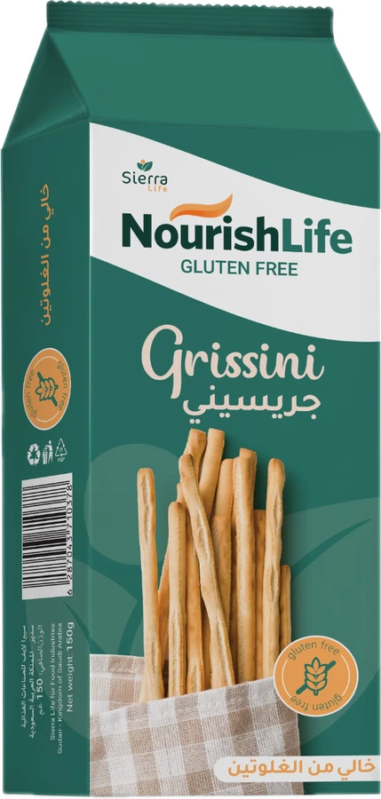 جريسيني (أصابع الخبز) بدون غلوتين