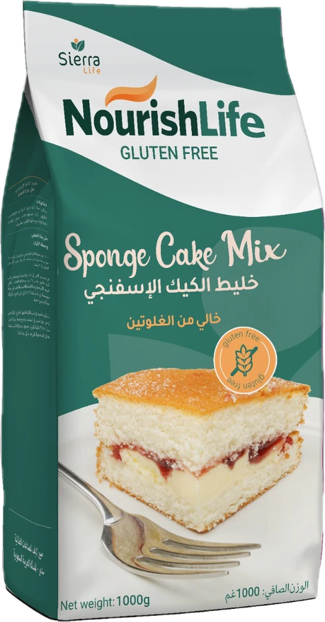 خليط الكيك الإسفنجي بدون غلوتين