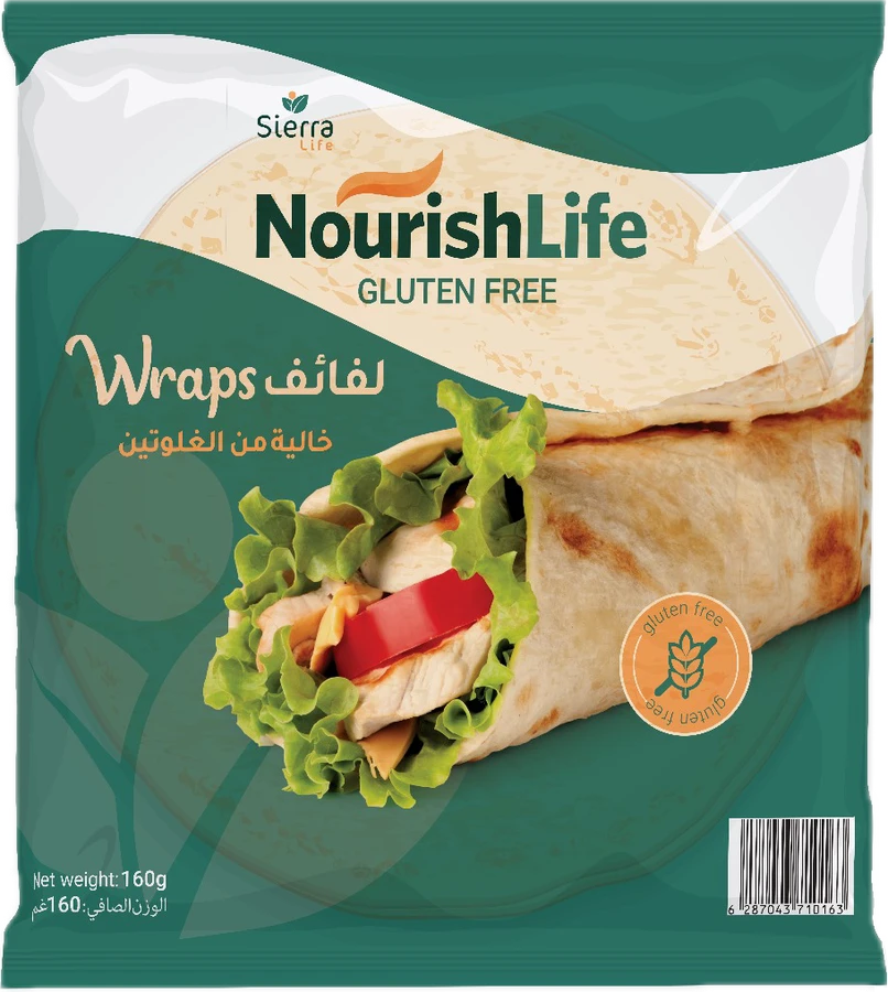 خبز التورتيلا (لفائف) بدون غلوتين